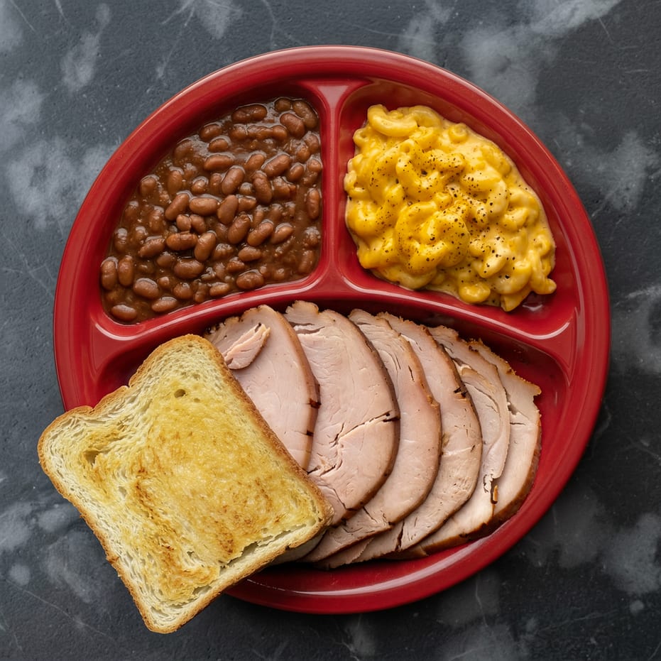 Smoked Turkey Dinner.